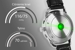 Zegarek elegancki smart Kruger Matz Hybrid srebrny