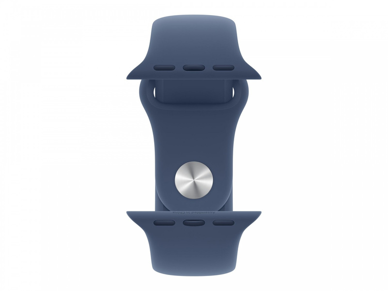 APPLE Watch Series 10 GPS 42mm Silver Aluminium Case with Denim Sport Band - M/L
