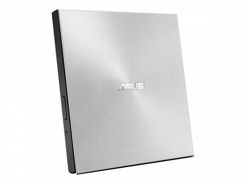 ASUS External Ultraslim 8X DVD Writer USB Type C Mac Compatible 13.9mm M-DISC support Disc Encryption NERO Backitup Silver