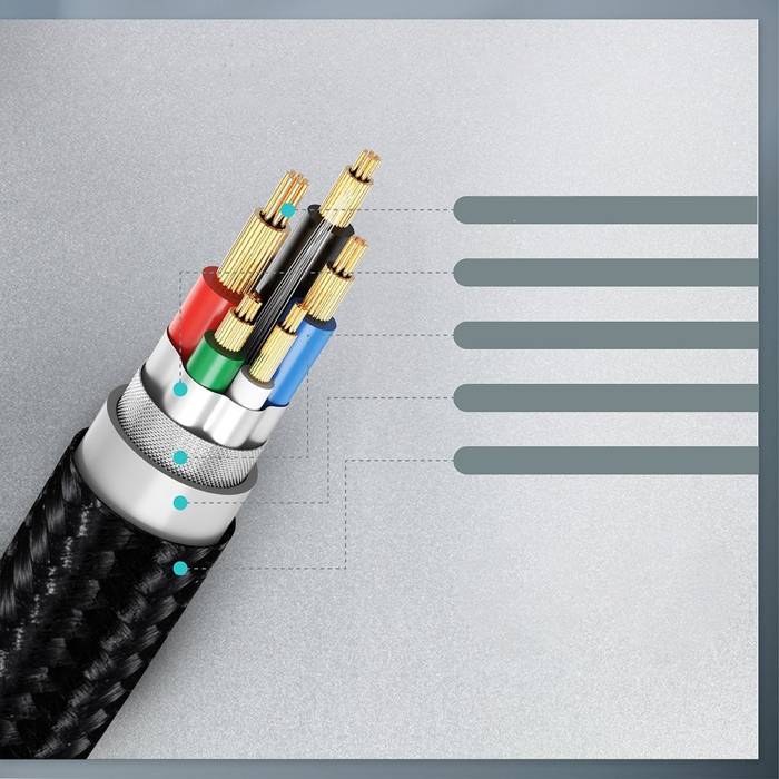 Choetech kabel przewód USB-C/USB-C PD 60W 3A 1,2m