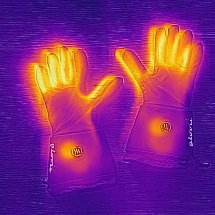 GLOVII Ogrzewane termoaktywne rękawiczki S-M 7W