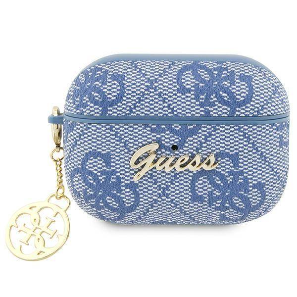 Guess GUAP2G4GSMB AirPods Pro 2 cover niebieski/blue 4G Charm Collection