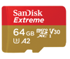 Karta microSDXC szybka SANDISK EXTREME 64GB 160/60
