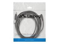 LANBERG CA-MJFJ-10CC-0050-BK Lanberg kabel stereo Mini Jack(M)->Mini Jack(F) 5m