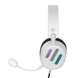 Słuchawki gamingowe Havit H2038U RGB (białe)